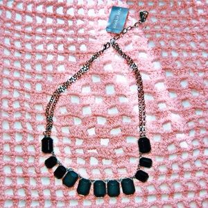 New W/Tags “Cookie Lee” Black/Gray Chain Necklace
